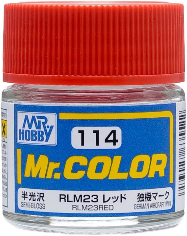 Gunze Sangyo Semi-Gloss Red RLM23 Mr.Color 10ml C114